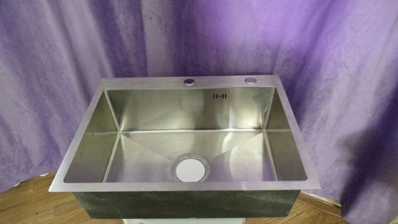 Врезная мойка нержавейка одна чаша 60×45×19,5 см