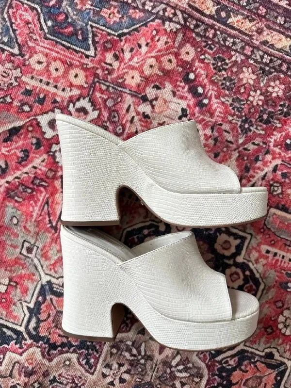 Женские мюли на платформе Topshop 1