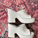 Женские мюли на платформе Topshop 1