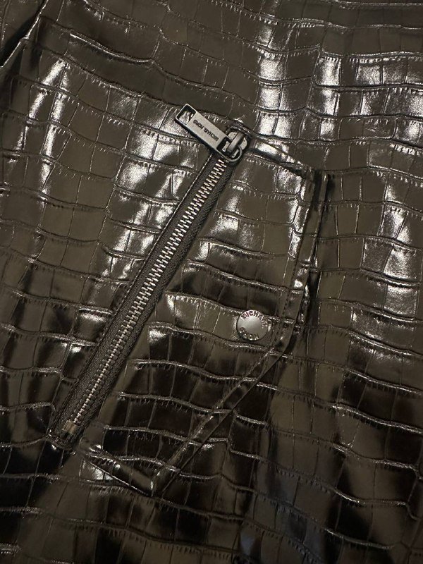 Бомбер Michael Kors стильный чёрный размер М 4