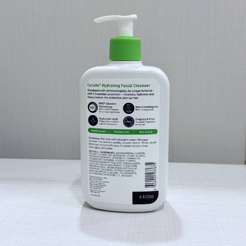 CeraVe Hydrating Facial Cleanser, Moisturizing Lotion, Moisturising Cream 6