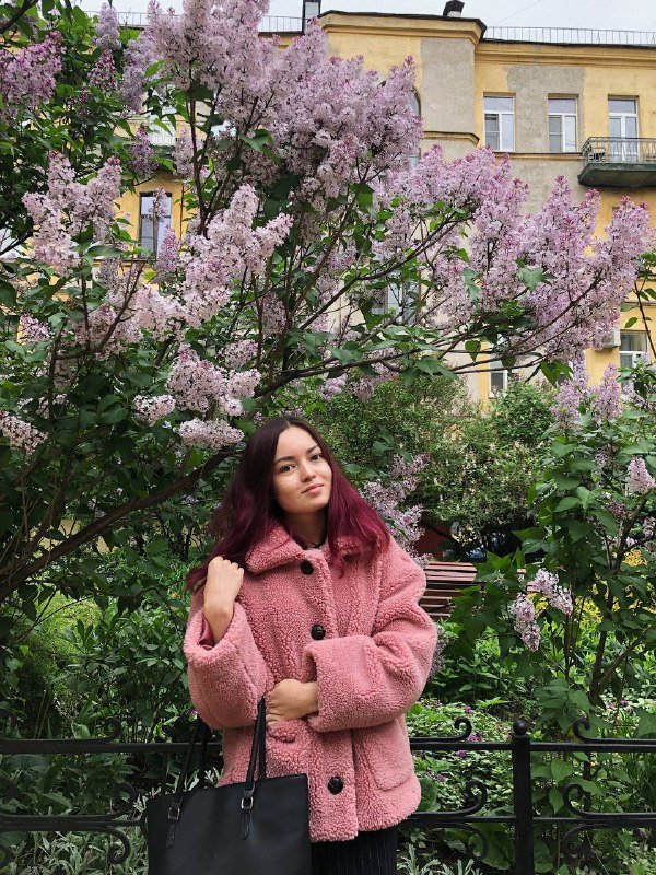 Шубка Zara Woman пудрово-розовая XS 3