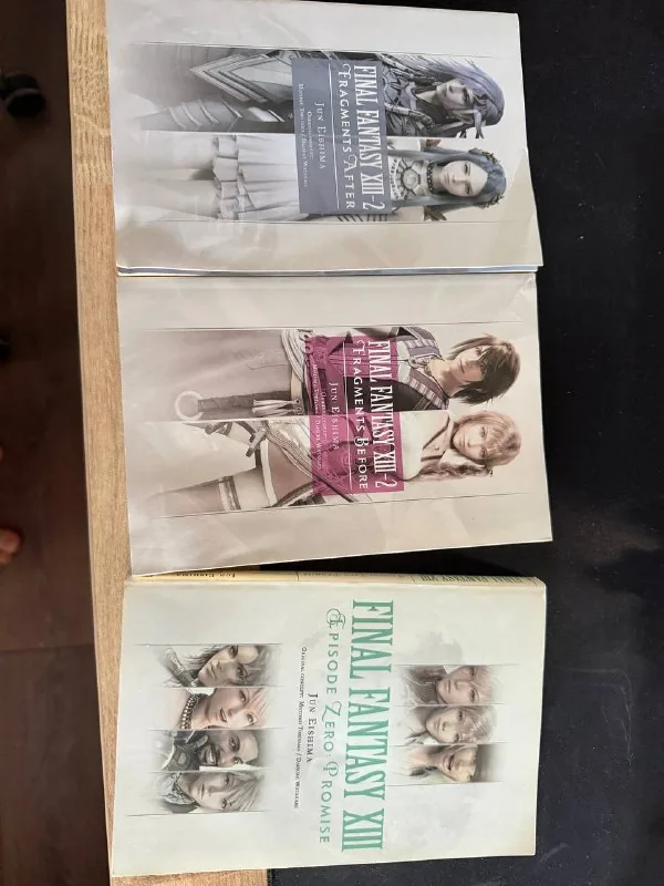 Книги на английском, Final Fantasy VII, Traces of Two Pasts, Final Fantasy XIII, Granblue Fantasy 1