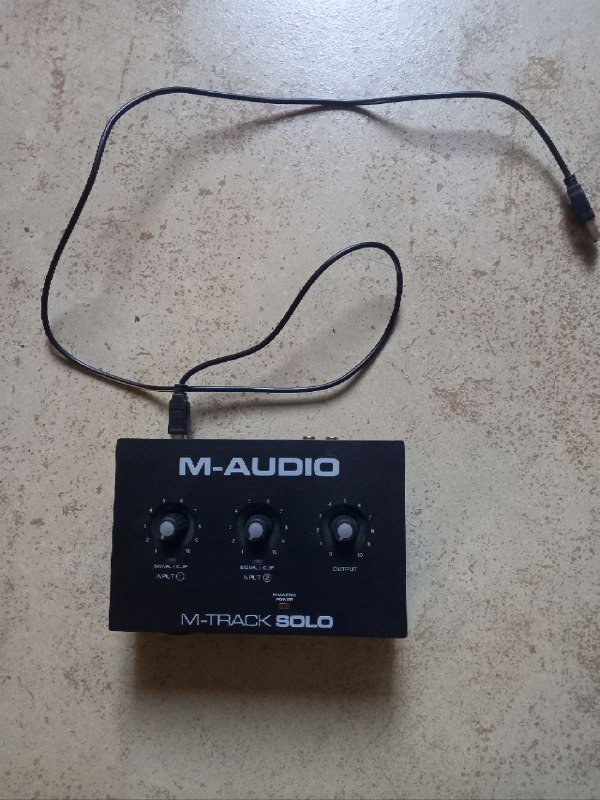 Звуковая карта M-Audio, электронные барабаны, безладовый бас с подключкой 3