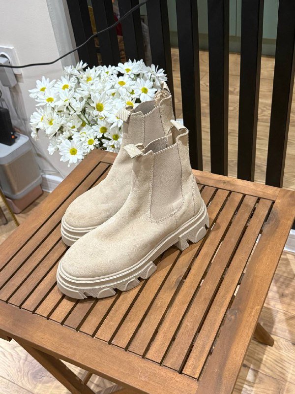 Ботинки утепленные, ботинки Aldo, ботинки Salle de Mode, кожаные полуботинки 2