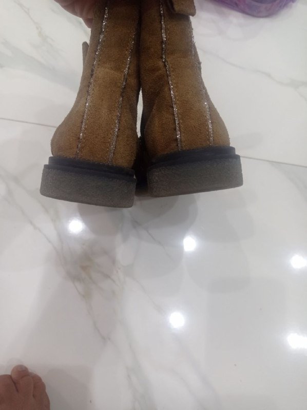 Ботинки натуральный замш, кеды джинсовые 32 размер 2