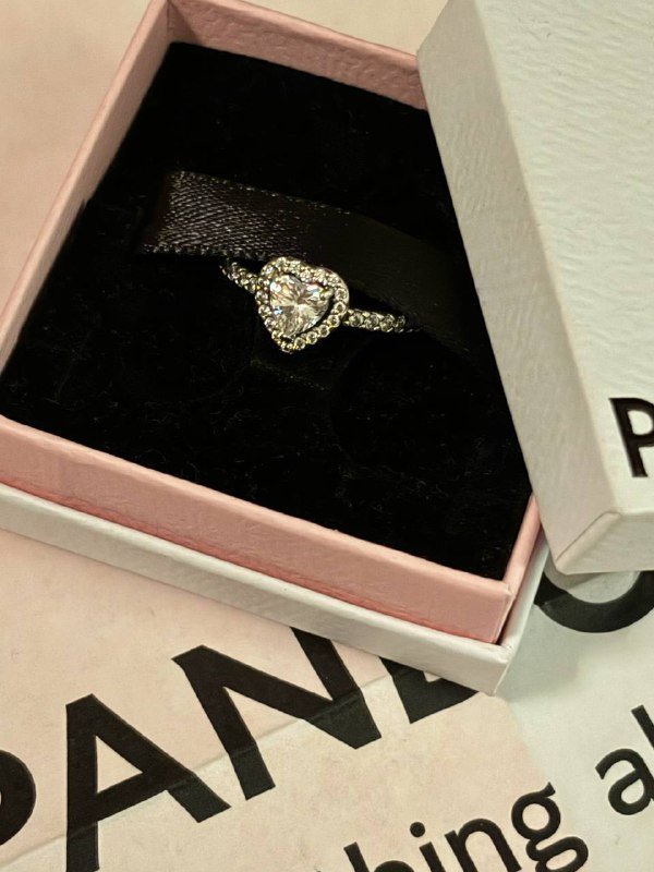 Pandora Elevated Heart Ring 3