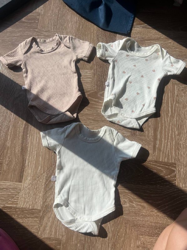3 бодика MIMALE BABY 100% хлопок премиум 1