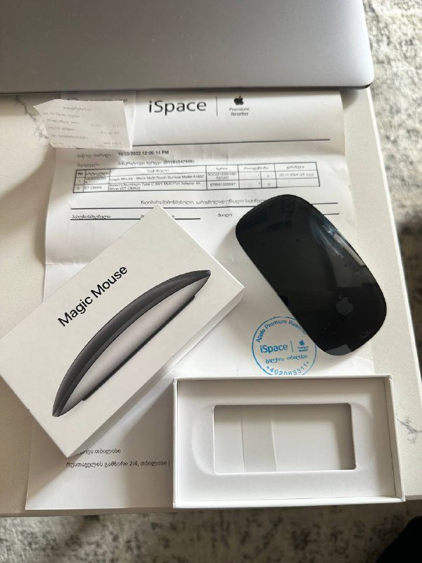 Мышь Magic Mouse Apple черный антрацит 3