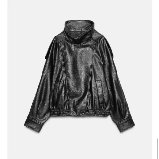 Кожаная куртка Zara