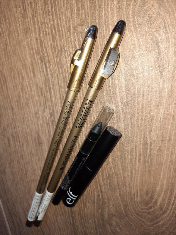 Гель для бровей E.L.F, карандаши для подводки Maybelline