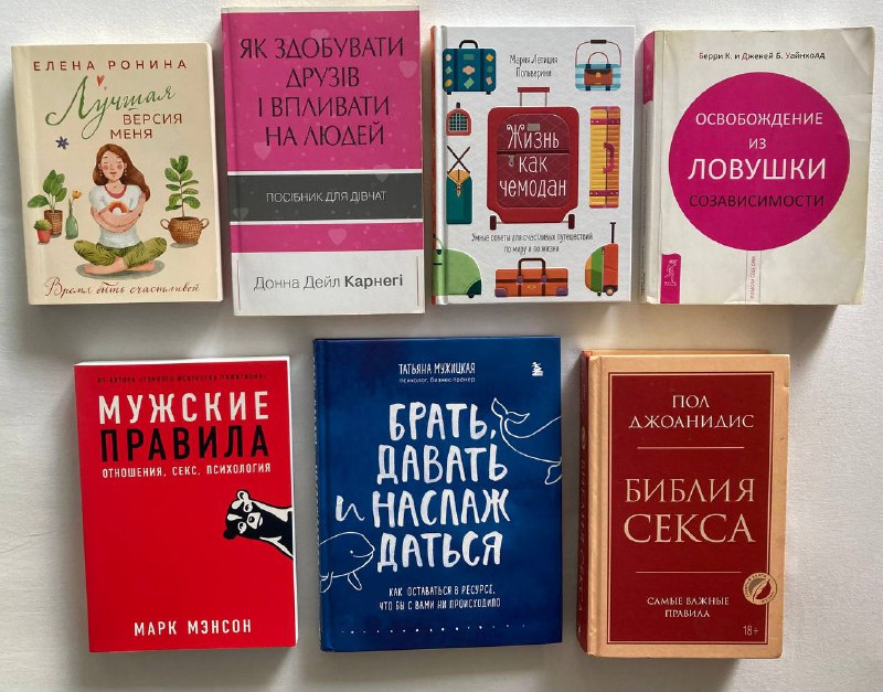 Книги по психологии, саморазвитию, коучингу, маркетингу, отношениям