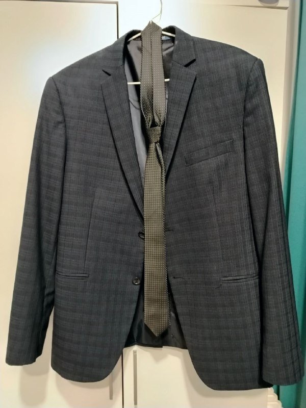 Мужской пиджак и галстук размер L