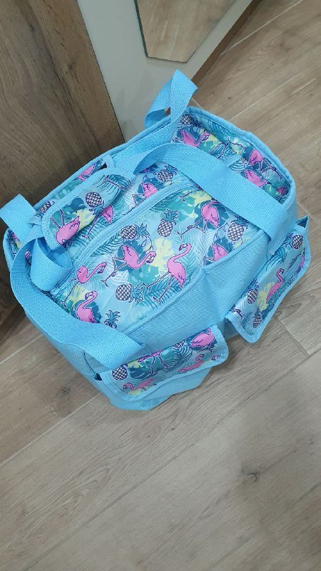 Сумочка бежевая, сумка-холодильник 2