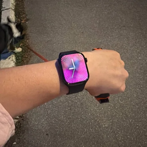 Apple Watch 11 series 46mm, черного цвета, защитное стекло, ремешки
