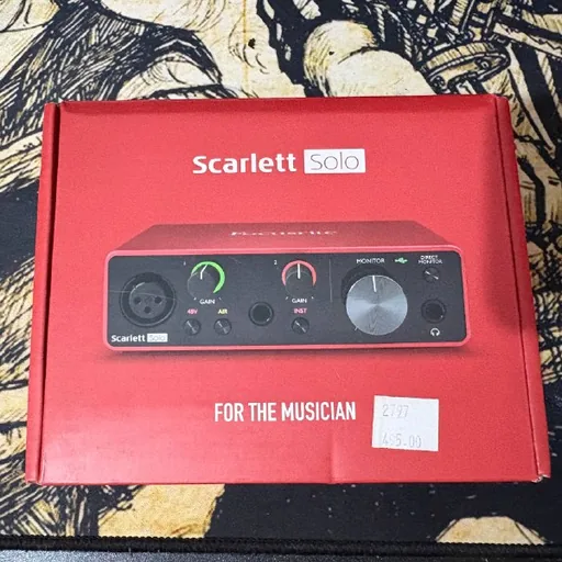 Focusrite Scarlett Solo аудио карта