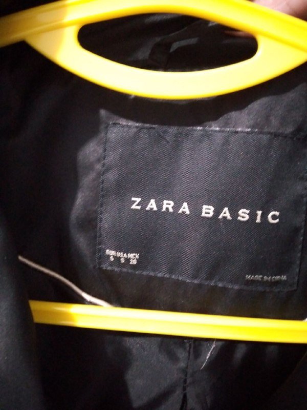 Пальто Zara Basic черное 4