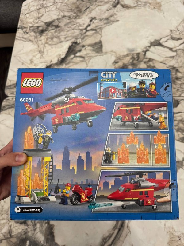 Конструктор LEGO City Пожарный спасательный вертолет