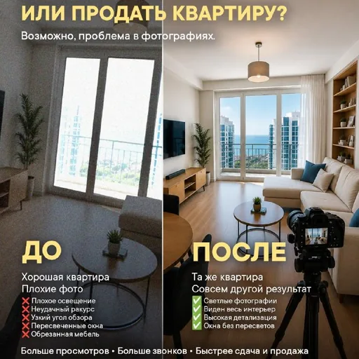 Профессиональная фото- и видеосъемка недвижимости