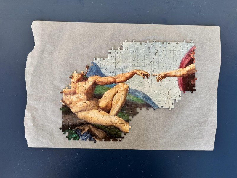 Пазл 1000-200 деталей, неполный, бесплатно