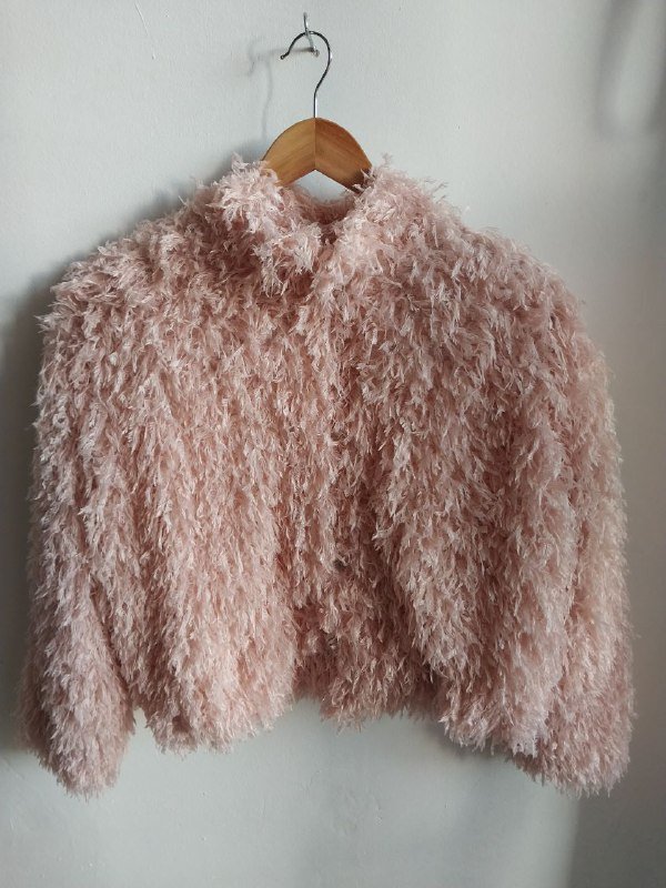 Пушистый жакет на подкладке из вискозы 2