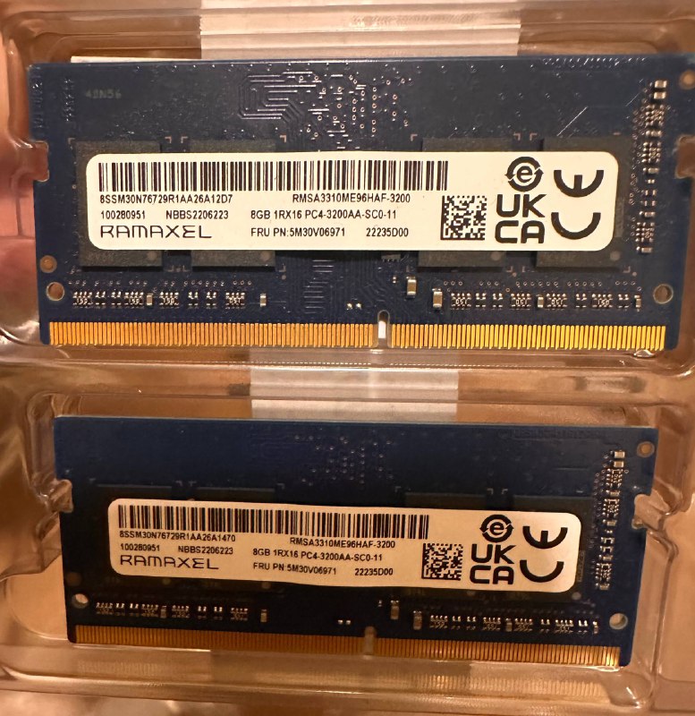 Оперативная память DDR4 SODIMM 2x8GB для ноутбука