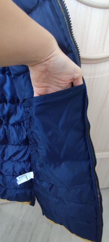 Желтая детская куртка Acoola, размер 110-116 5