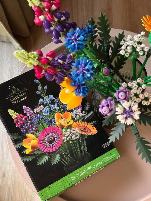 Букет цветов из лего 3