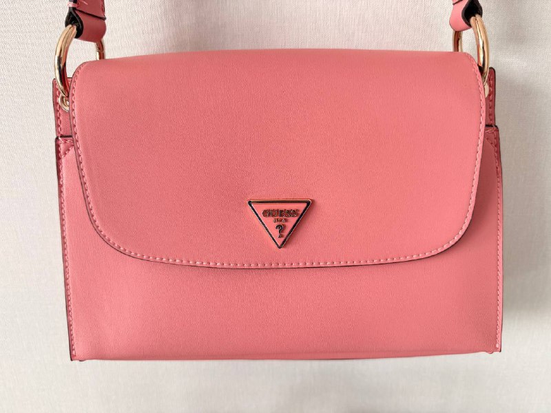 сумка GUESS кросс-боди розовая, мятная 5