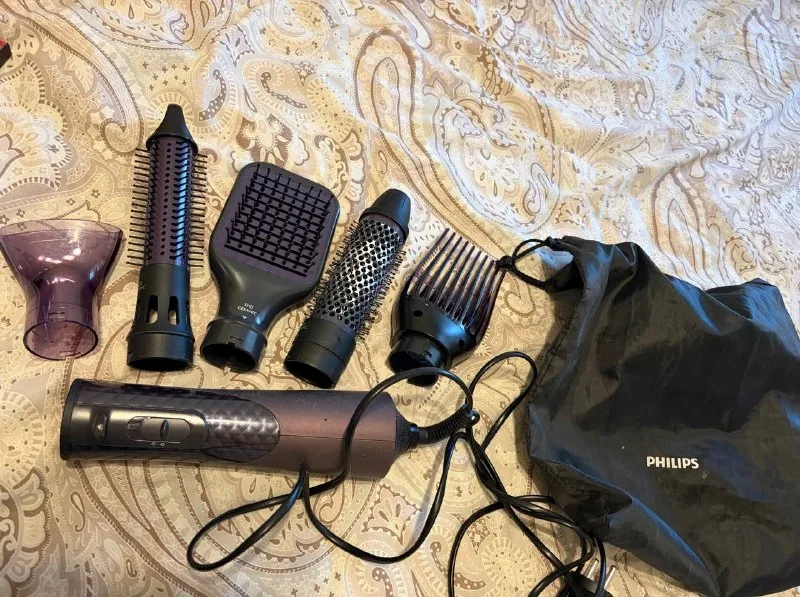 Фен Philips, щетка, мелки для волос 1