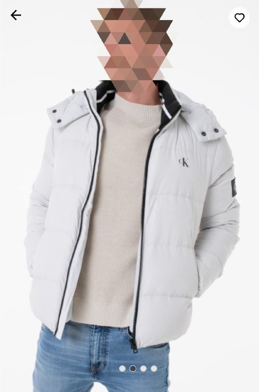 Пуховик Calvin klein размер L