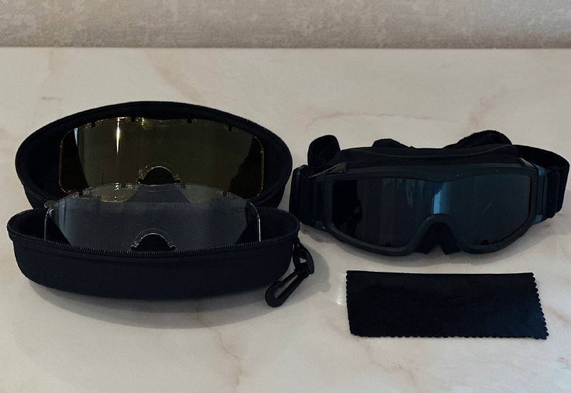 Защитная маска и очки для лыж, мото, скутера, велосипеда 5