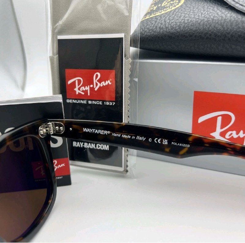 Очки Ray Ban ORB 2140 поляризация коричневые 4