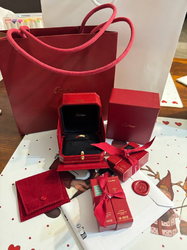 Кольцо Cartie Love, оригинал, 56 размер 3