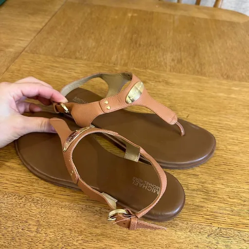 Кожаные сандалии Michael Kors