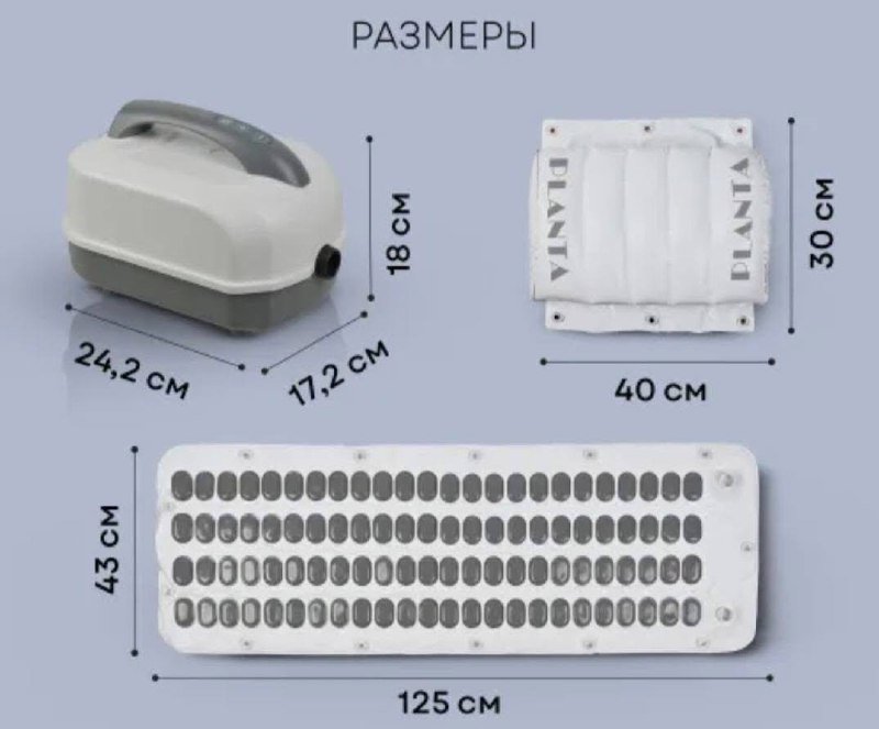 Гидромассажный коврик для ванны PLANTA 2