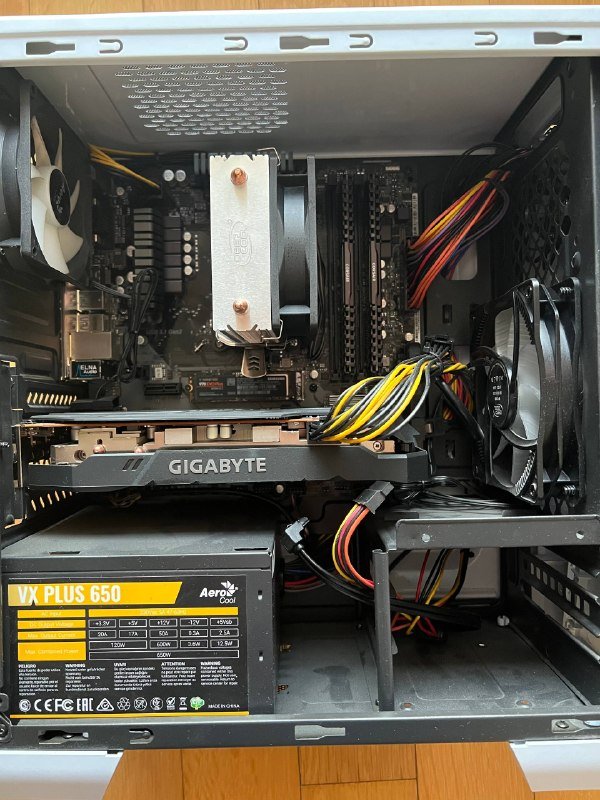 ПК с Radeon RX 5500XT и AMD Ryzen 7 2700 3