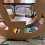 Монтессори арка для лазания, качалка 5