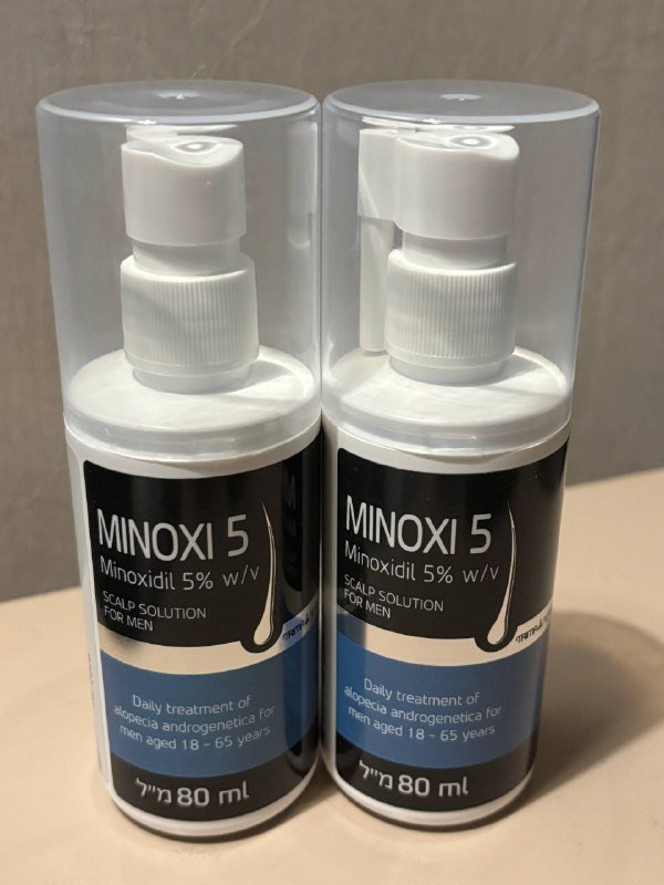 Миноксидил Minoxi 5% 2 бутылки по 80 мл