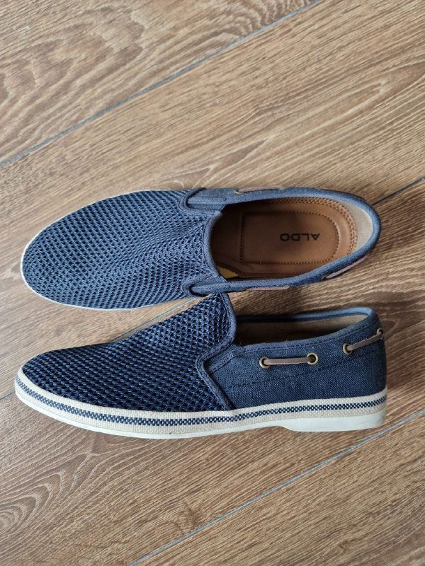 Мужские синие лоферы ALDO размер 41.5-42