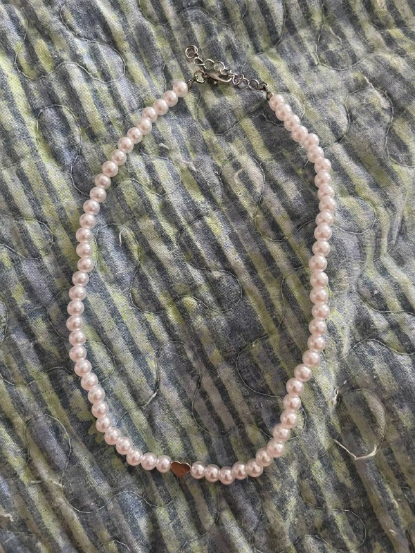 Серьги, чокер с сердечком, чокер бархатный с колечком 2