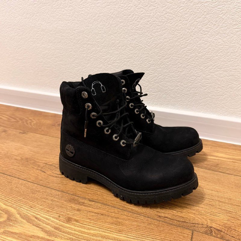 Ботинки Timberland черные мужские 1