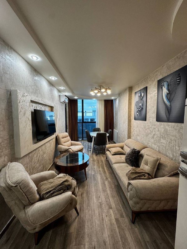 2-комнатная квартира с 1 спальней в ЖК Sunrise, Батуми