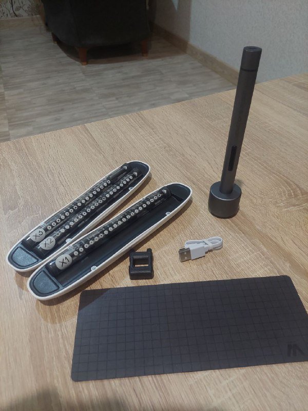 Wowstick Screwdriver 1F+, электрическая отвертка с битами