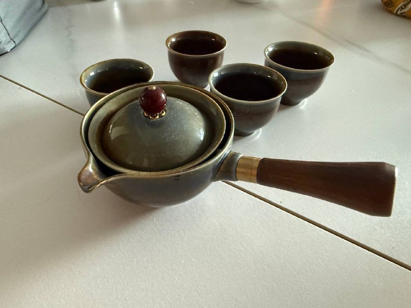 Набор для чайной церемонии чайничек неваляшка 4 пиалы кейс 2