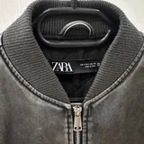 Кожаный бомбер Zara 2