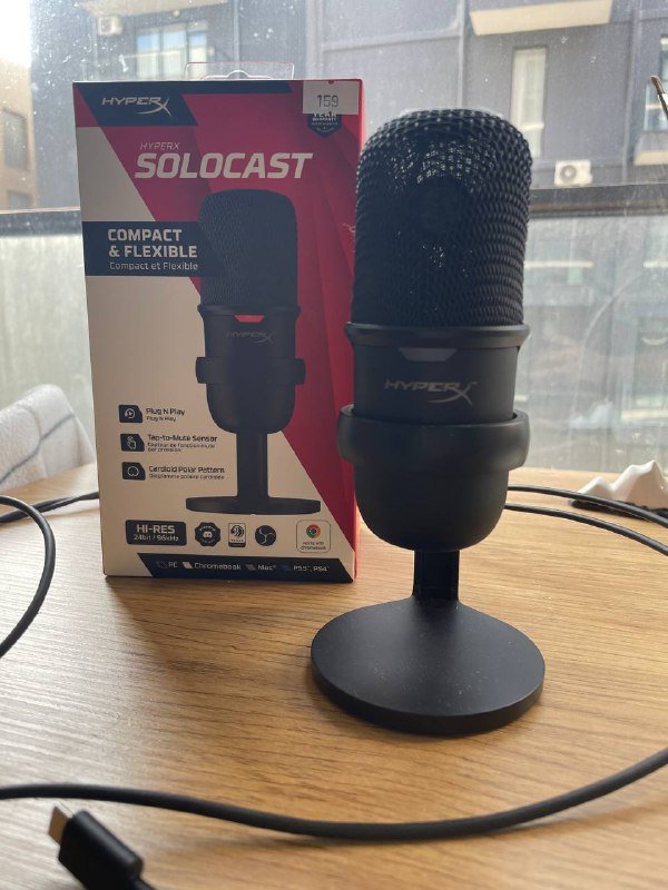 беспроводное устройство на три девайса, микрофон hyper x, электрическая зубная щетка Panasonic