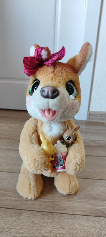 HASBRO FURREAL интерактивная кенгуру Джози с детёнышами 5