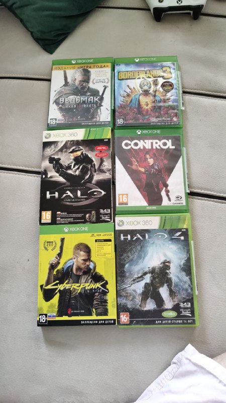 Xbox One X 1TB, Джойстик, игры на дисках 2