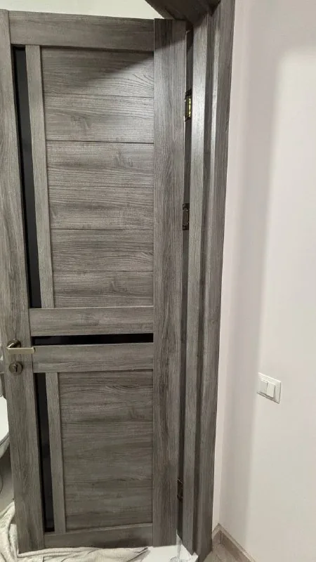 Дверь, наличники, ручка
